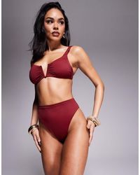 ASOS - Maya Mix And Match High Leg High Waist Bikini Bottom - Lyst