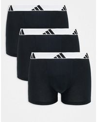 adidas - – active flex cotton – 3er-pack unterhose aus baumwolle - Lyst