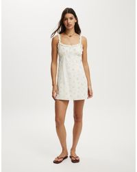 Cotton On - Emily Ruffle Mini Dress - Lyst