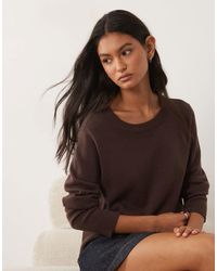 Vila - Strickpullover mit rundhalsausschnitt - Lyst
