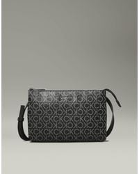 Calvin Klein - Cross Body Monogram Logo Bag - Lyst
