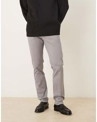 Mango - Barna Cotton Rich Straight Tailored Trouser - Lyst