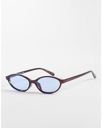 Aire - – earthshine – ovale, schmale sonnenbrille - Lyst