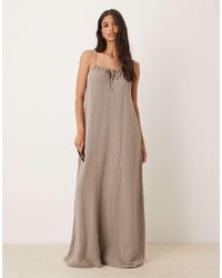 Jdy - Cheesecloth Maxi Dress - Lyst
