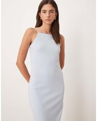 Calvin Klein - Monogram Pointelle Cami Dress - Lyst
