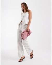 Vero Moda - High Waist Tailored Straight Leg Trouser Co-ord - Lyst