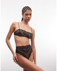 ASOS - Lola Lace High Waist Briefs - Lyst