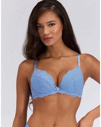 Boux Avenue - Mollie Lace Plunge Bra Floral Lightly Padded Lingerie - Lyst