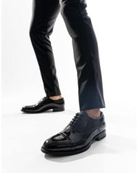 Base London - Franklin Toe Cap Oxford Shoe - Lyst