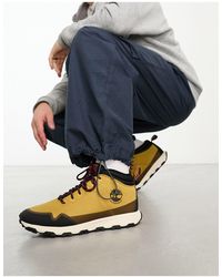 Timberland - Winsor Trail Mid Fabric Boots - Lyst