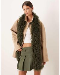 ASOS - Sjaal Van Imitatiebont - Lyst