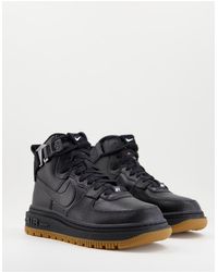 Nike Leer Air Force 1 Crater Sneakers in het Wit - Lyst