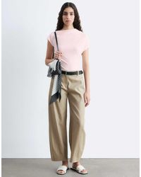 & Other Stories - Cotton Barrel Leg Pants - Lyst