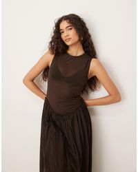 Mango - – capsule rami – midikleid - Lyst