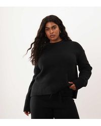 ASOS - Asos Design Curve Boxy Jumper With Side Split Detail - Lyst