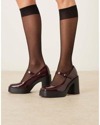 ASOS - Peso Platform Mary Jane High Heel Shoes - Lyst