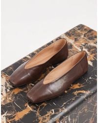 Tony Bianco - Brash Square Toe Ballet Flats - Lyst