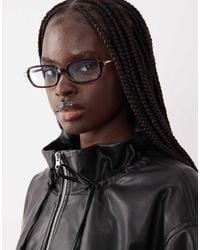 ASOS - Slim Square Sunglasses - Lyst