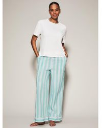 KBX - Knickerbox Coffee Stripe Trouser And T-Shirt Set - Lyst