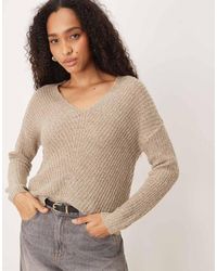 Jdy - Lightweight V Neck Jumper - Lyst
