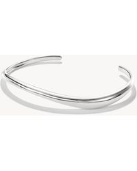 Thomas Sabo - Bracciale Rigido Con Design A Onda - Lyst