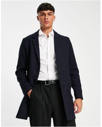 Jack & Jones - Premium Wool Overcoat - Lyst