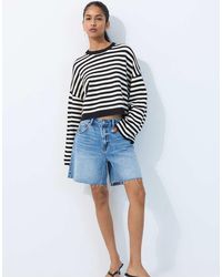 Stradivarius - Wide Sleeve Cropped Knit Jumper - Lyst
