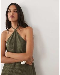 ASOS - Co-Ord Textured Halter Neck Top - Lyst