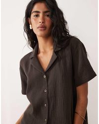 Jdy - Cheesecloth Shirt Co-ord - Lyst