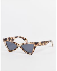 South Beach 90s Cat Eye Sunglasses - Grey