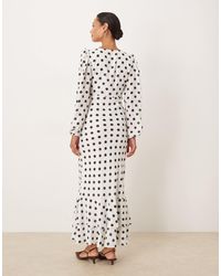 knee length dresses for ladies For Love & Lemons Jolene Embroidered Midi Dress White – blueandcream main image 0