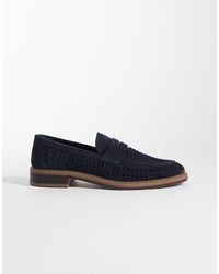 ASOS - Woven Penny Loafer - Lyst