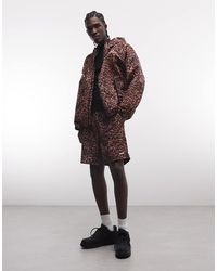 Huf - 89 Easy Leopard Print Shorts - Lyst