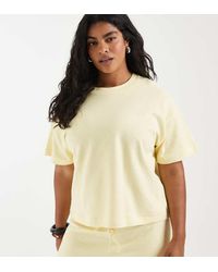 ASOS - Asos Design Curve Textured Oversized T-Shirt Co-Ord - Lyst