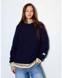 Pull&Bear - Basic Trui Met Ronde Hals - Lyst