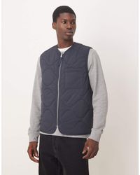 ARKET - Gilet Trapuntato Con Zip Sul Davanti - Lyst