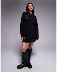 ASOS - Supersoft Cinched Waist Mini Dress - Lyst