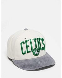 KTZ - Gorra Con Diseño De Los Boston Celtics Y Visera En Contraste De Pana 9Fifty De - Lyst
