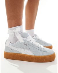 PUMA - Suede xl - sneakers chiaro e bianche - Lyst