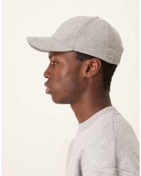 ASOS - Baseballpet Van Vilt - Lyst
