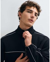 ASOS - Relaxed Track Zip Through With Piping Tracksuit Set - Lyst
