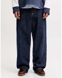 Jack & Jones - Dave Stonewashed Mid Waist Wide Leg Jeans - Lyst