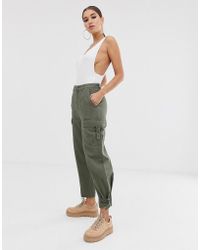 ASOS Pantalon fonctionnel en sergé style militaire - Vert