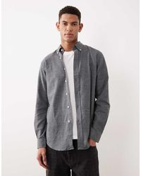 Polo Ralph Lauren - Icon Logo Custom Fit Dogtooth Brushed Twill Shirt - Lyst
