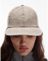 Dickies - Gorra Dad Verde Caqui Lavado Con Logo Central En El Mismo Tono De Lona Duck Canvas De - Lyst