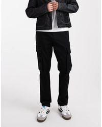 French Connection - Cotton Relaxed Fit Turn-Up Cargo Trousers - Lyst
