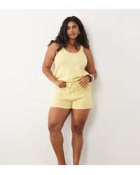 ASOS - Asos Design Curve Cotton Blend Shorts - Lyst