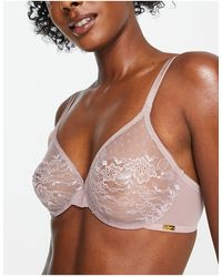 Gossard - Glossies Lace Non Padded Sheer Underwired Bra - Lyst