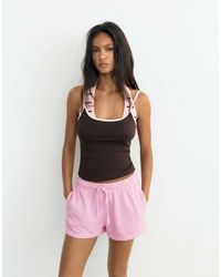 Pull&Bear - Sports Shorts With Elastic Waist - Lyst