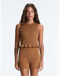 Oysho - Comfortlux Smock Sleeveless T-Shirt - Lyst